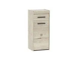 Тумба 450 ПМ-5 высокая, Мале (450*384*1020) Дуб галифакс белый, 50504