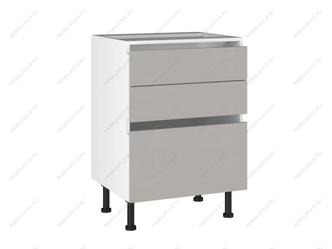 Стол с ящиками СЯ-60 Start Soft Boyard, Виста (600*523*870) Экокожа Бежевый, 26420