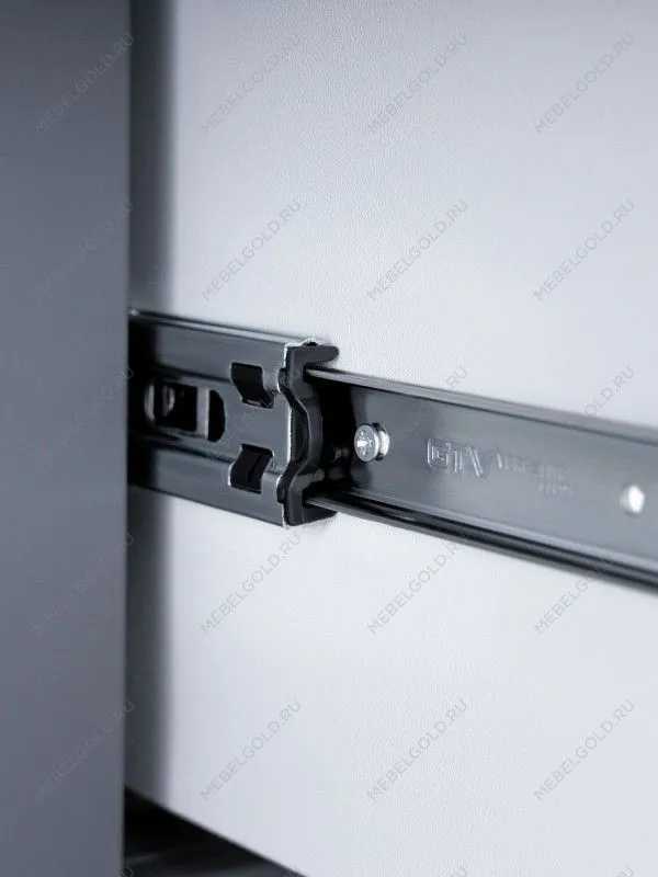 Тумба Сага, 2 ящика, 91х42х63 см, серая/ясень | изображение 3