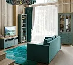 САГА стеллаж 50 темно-бирюзовый/ясень | изображение 5