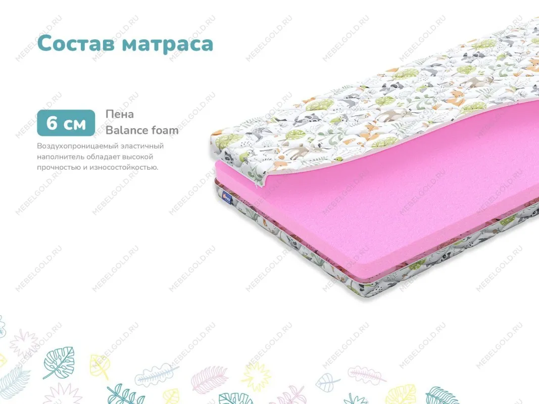 Матрас Дрёмушка Лайт х/б 70х140 | изображение 2