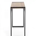 Консоль Halmar BOLIVAR KN-1 (дуб золотой/черный) | изображение 5