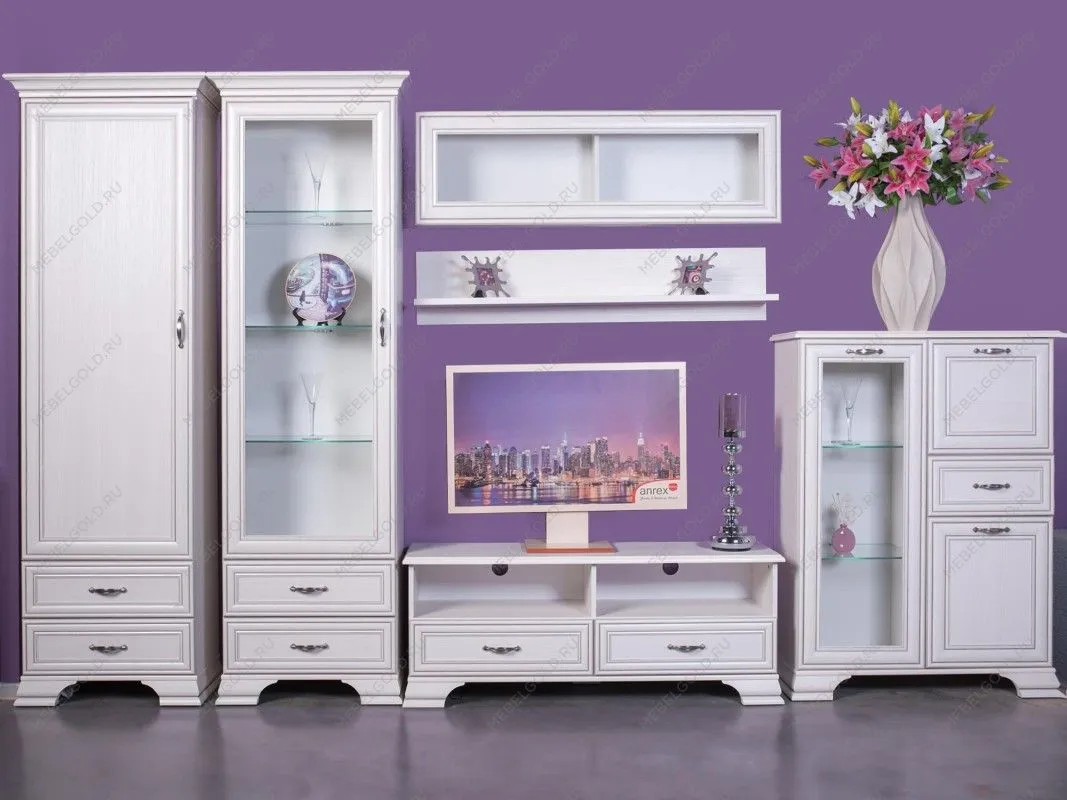 Тумба Тиффани 1V2D1S вудлайн кремовый - Выставка Балашиха | изображение 7