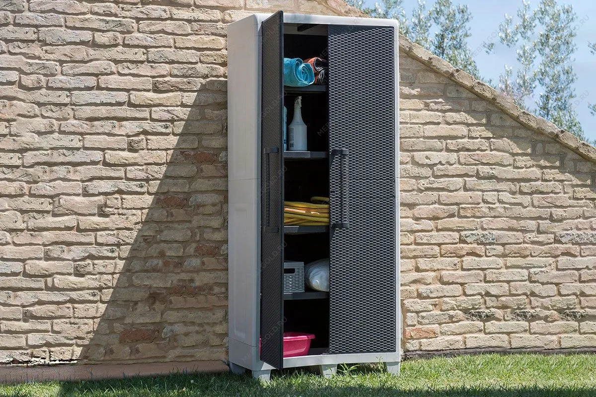 Уличный шкаф TOOMAX 2х дверный глубокий SANTORINI XL (4 полки) | изображение 2