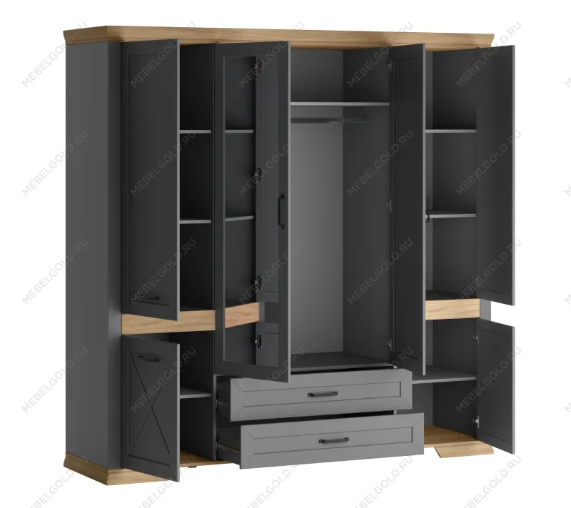 Шкаф Марсель SZF6D2S дымчатый алмаз | изображение 2