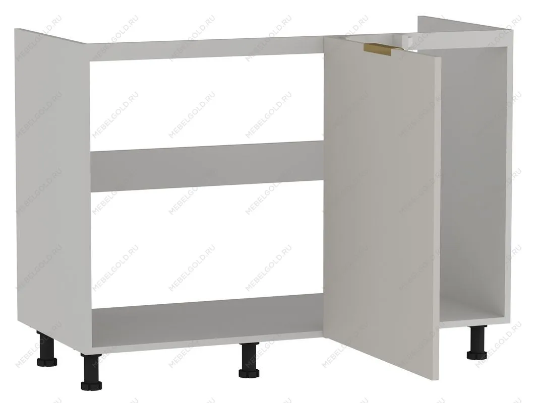 Стол под мойку угловой СМУ-120, Монза (1100*554*820) Экокожа Бежевый, 23115 | изображение 3