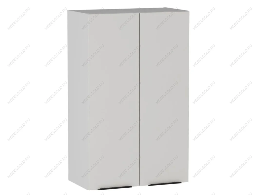 Шкаф 960 2-х дверный ШГ-60, Ватель (600*316*960) Экокожа Белый, 24362
