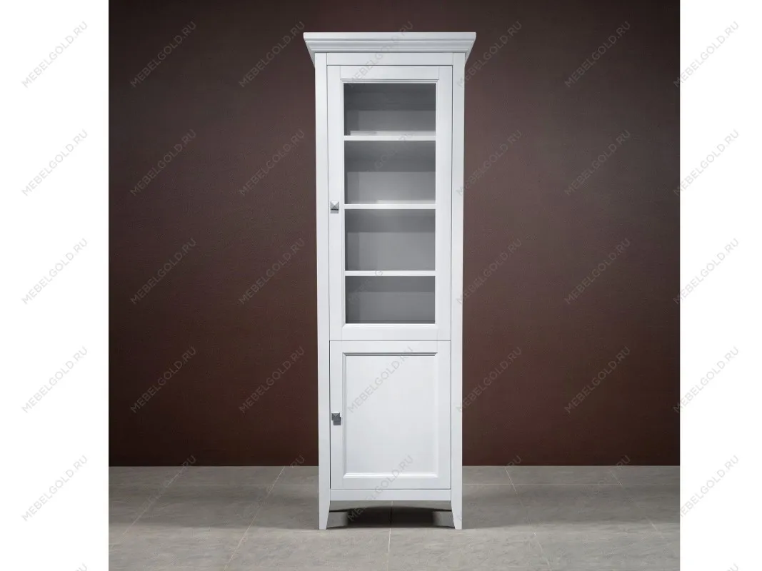 Библиотека 1 дверная правая Manhattan (Белый) | изображение 1