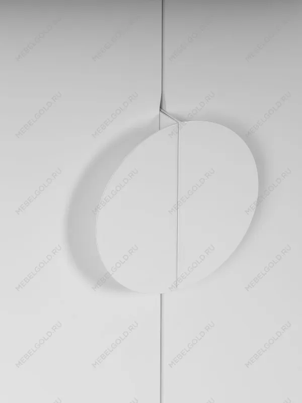 Шкаф Пикси распашной, с двумя дверьми и полкой 60x57x180, белый (робкий подснежник) | изображение 4