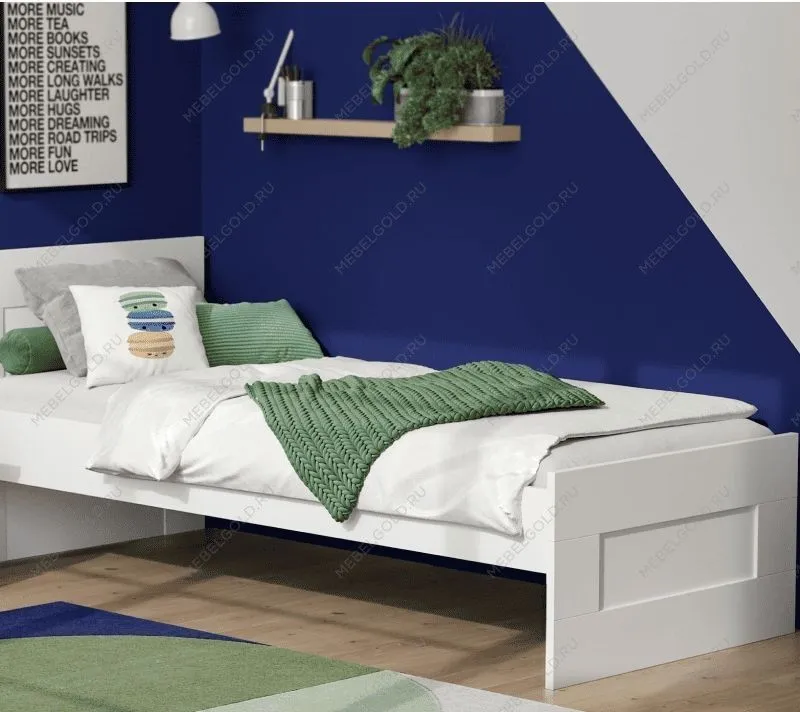 Лобня - БРИМНЭС / СИРИУС кровать одинарная ИКЕА / IKEA 90х200 белая | изображение 4