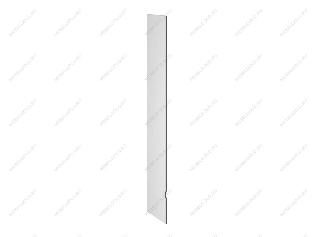 Бок замена шкафа-пенала 1080 П-1 правый, Виста (16*570*2426) Экокожа Серый, 26118