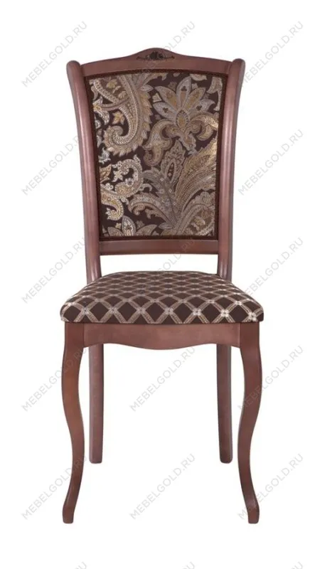 Стул Константа (тон 317 темно-коричневый + патина черная/ткань Афитап коричневый/компаньон) | изображение 2