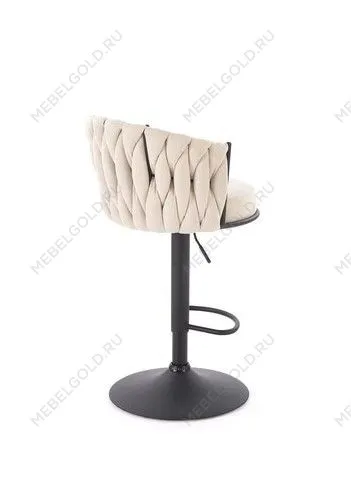 Стул барный Halmar H125 (бежевый/черный) | изображение 1