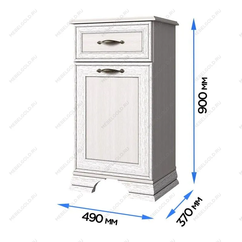 Центральный склад - Тумба Тиффани 1D1S вудлайн кремовый | изображение 2