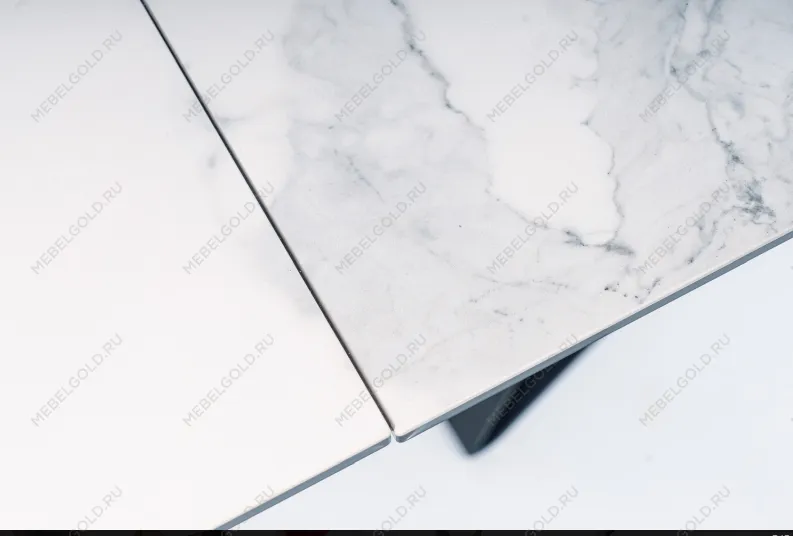 Стол обеденный Signal WESTIN III Ceramic 160 раскладной (белый/черный) | изображение 3