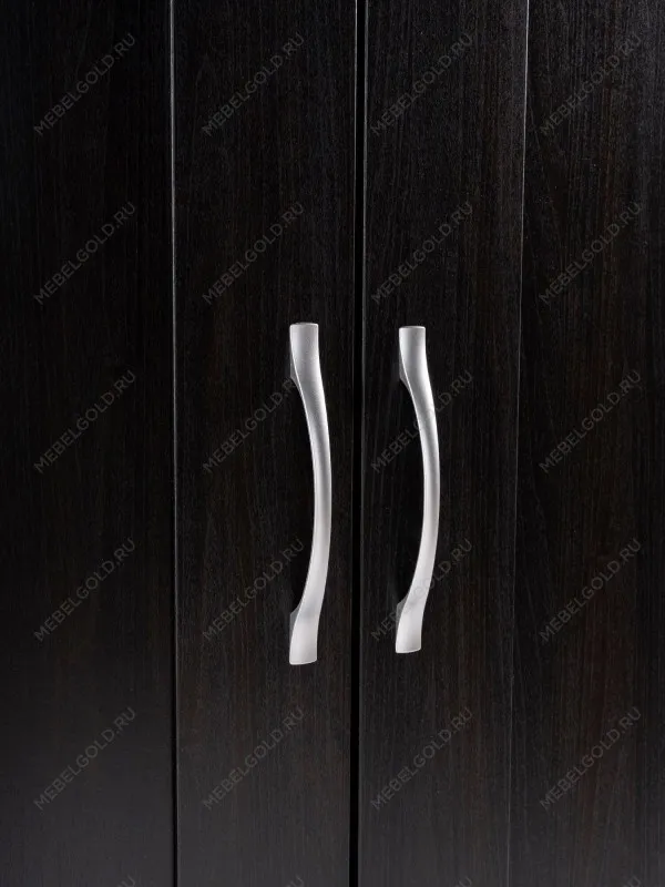 Шкаф Сириус, 2 двери и 1 ящик, 78х50х190 см, черный, дуб венге | изображение 11