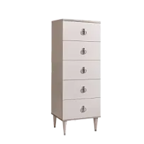 Комод узкий Римини (Слоновая кость/Серебро) РМКМ-2