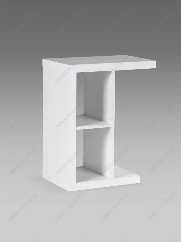 Стол приставной Энкель, 2 полки, 47x60x30 см, белый | изображение 7