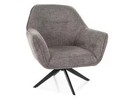 Кресло Signal GALIA Brego (серый/черный)