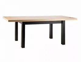 Стол обеденный Signal PRESTO 140 раскладной (дуб артизан/черный)