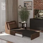 Кресло-кровать ЙОКИ, 81х90х71 см, коричневый | изображение 1