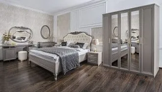 Спальня Мокко 5-ств серый камень