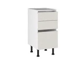 Стол с ящиками СЯ-40, Виста (400*523*870) Экокожа Белый, 26217