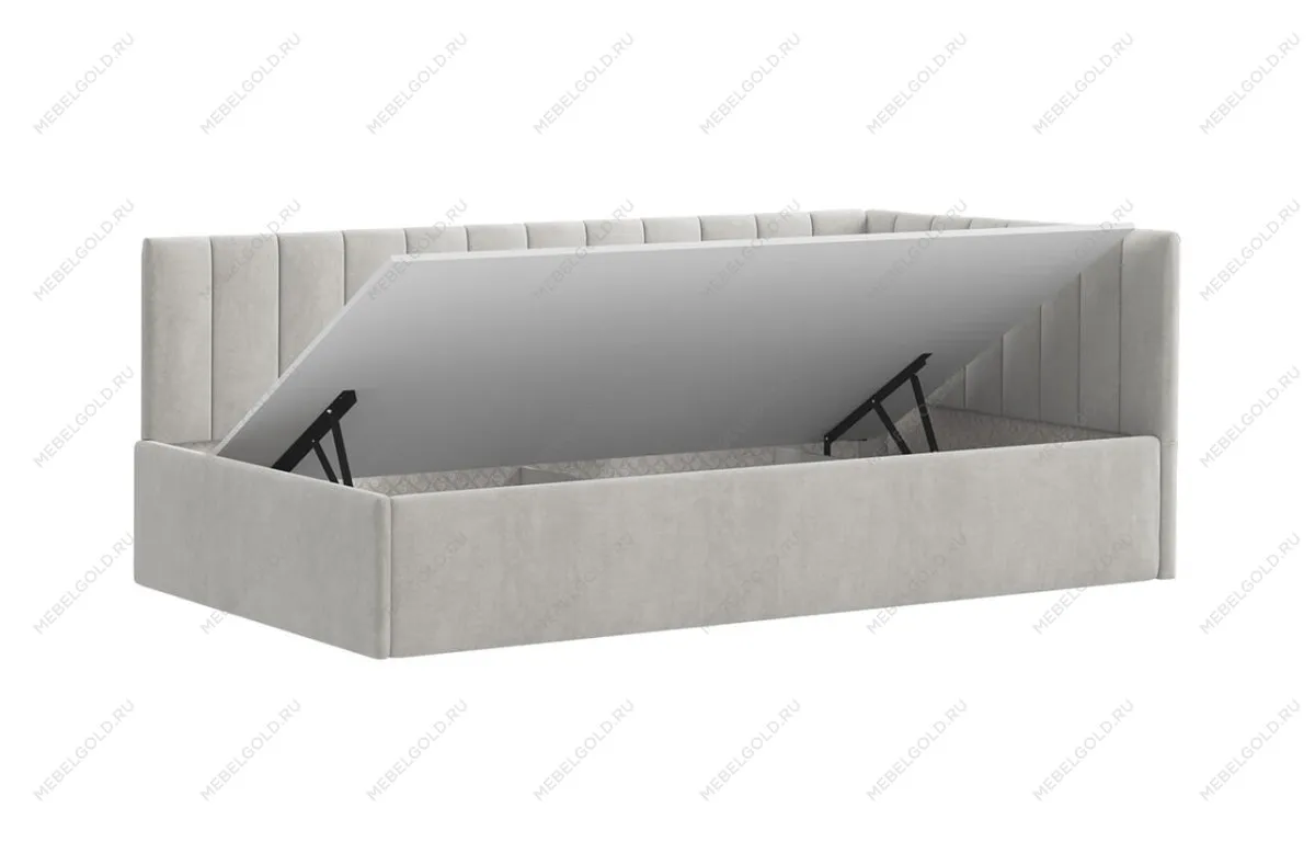 Кровать Сингл 120 угловая с подъемником. Цвет SIMPLE 29 | изображение 3