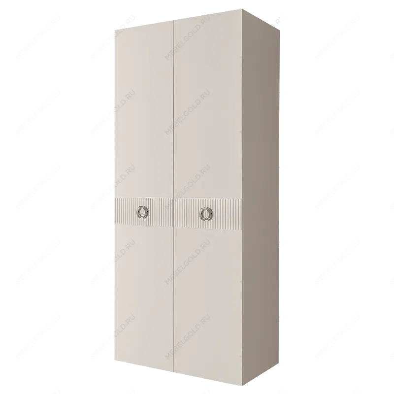 Шкаф 2-х дверный Bogemia Fillini (Слоновая кость/Хром) БМШ2/2(Fi)