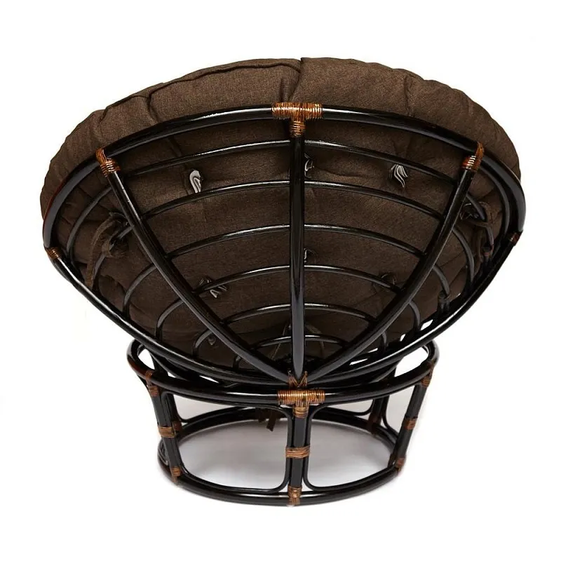 Кресло Papasan с подушкой Античный коричневый | изображение 3