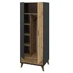 Шкаф для одежды Сканди МН-036-35 Графит | изображение 1