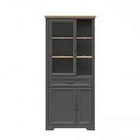 Шкаф с витриной Жасмин REG1W2D1S