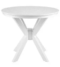 Стол Милан 900 раздвижной (белая эмаль)