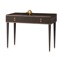 Стол туалетный Римини СОЛО (Орех империя/Золото) РМСТ-1(s)