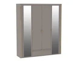 Шкаф 4-дверный NEW, Сиде (1960*523*2304) Мокко, 12627