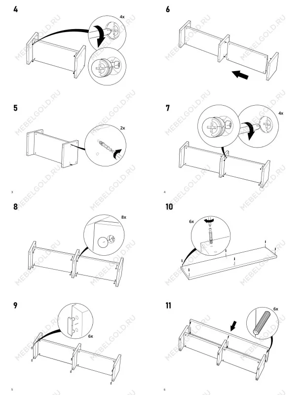 Тумба ТВ Энкель, 2 полки, 160x37x38 см, белая | изображение 14