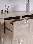 Тумба Сириус, 4 двери и 2 ящика, 156х41х95 см, дуб сонома | изображение 5