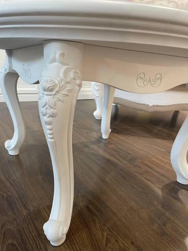 Столик круглый Мишель белый матовый | изображение 7