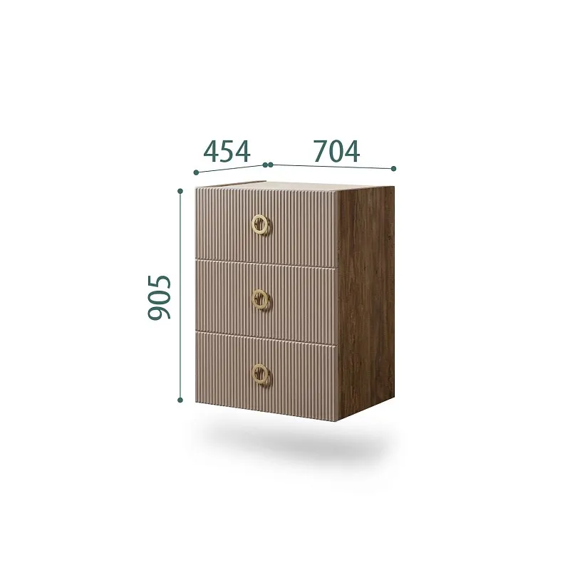 Комод Bogemia Woodline Fly Fi (Мокка) (Novabuk/Золото) БМКМ-1