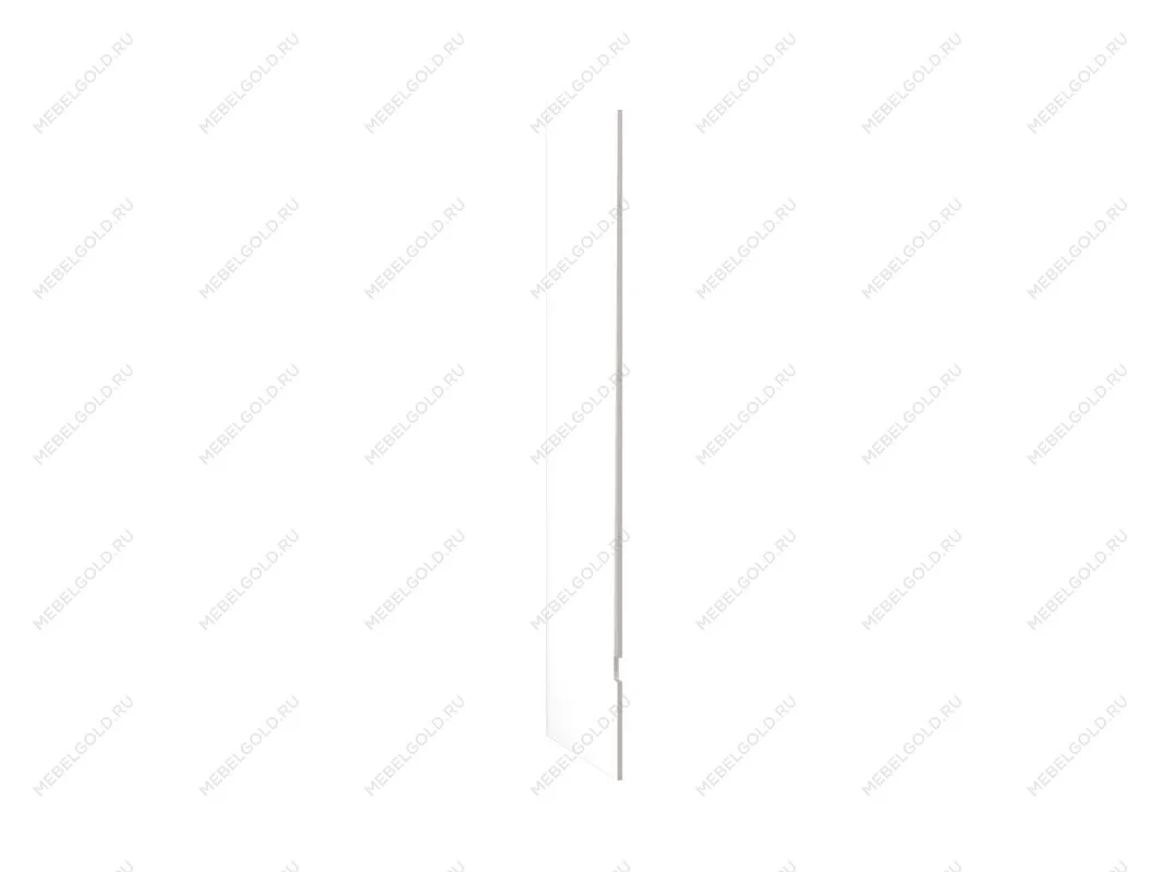 Бок замена шкафа-пенала П-1 правый, Виста (16*570*2066) Экокожа Бежевый, 25835