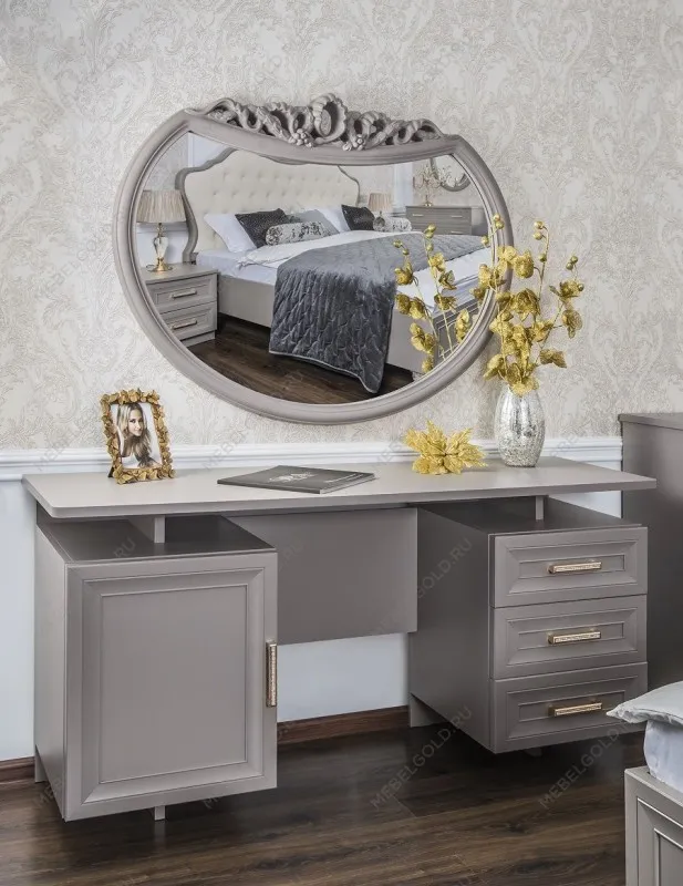 Зеркало Мокко ППУ для туалетного столика серый камень - Выставка Балашиха | изображение 2