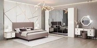 Спальня Стелла 6-дверная белый