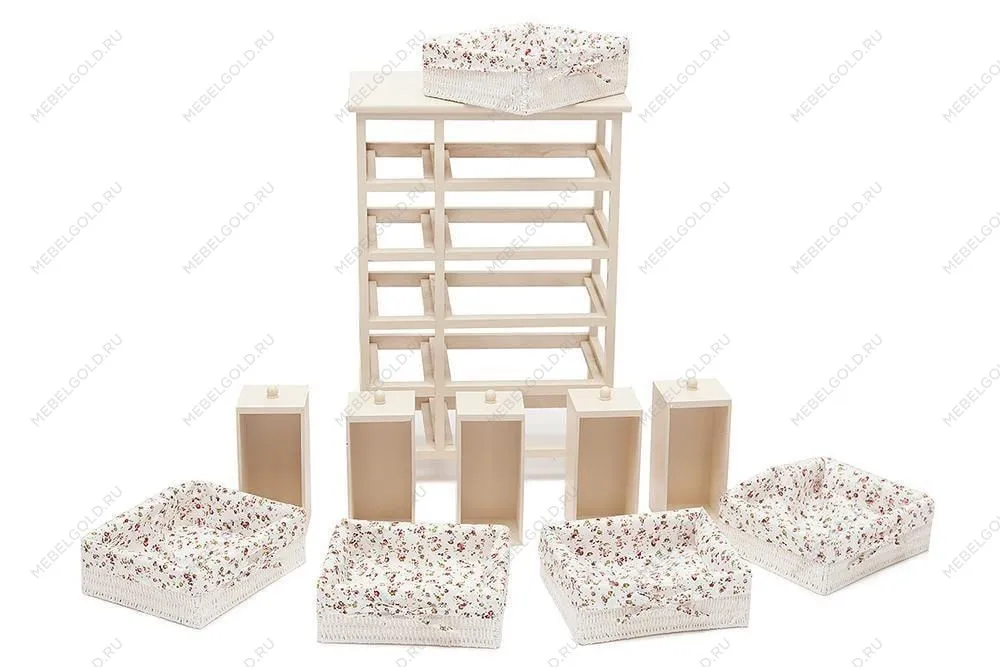 Комод с 5-ю корзинами и 5-ю ящиками Secret De Maison CABAS Белый | изображение 2