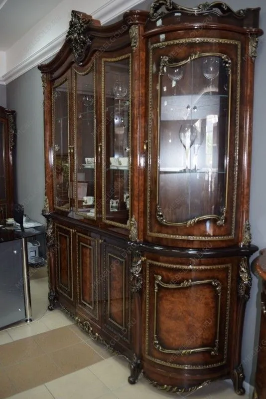 Сервант Джоконда 4-ств корень дуба глянец | изображение 3