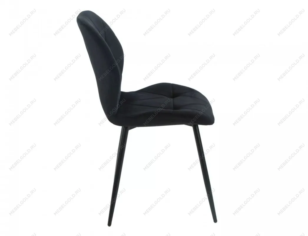Стул кухонный Signal RICK Velvet Bluvel 19 (черный/черный) | изображение 2