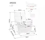 Кресло Signal ARGOS Velvet раскладное (серый) | изображение 5