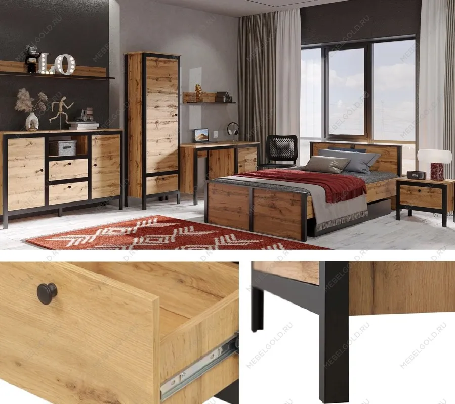 Тумба Лофт KOM2D2S/150 | изображение 1