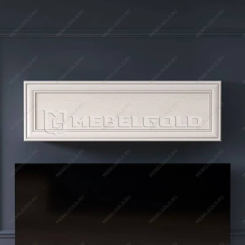 Полка навесная Тиффани 1D вудлайн кремовый | изображение 1