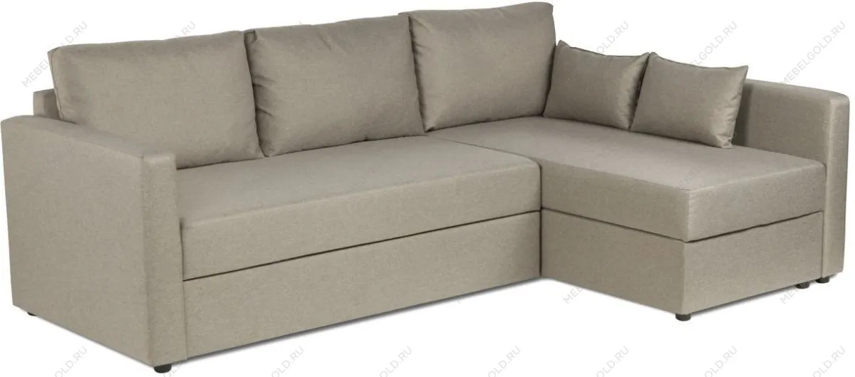 Диван-кровать ВАЛО, 230х91х72 см, серо-бежевый | изображение 3