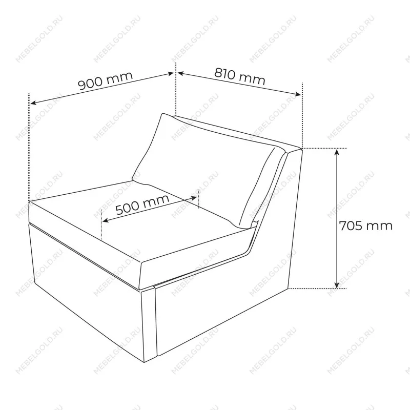 Кресло-кровать ЙОКИ, 81х90х71 см, коричневый | изображение 6